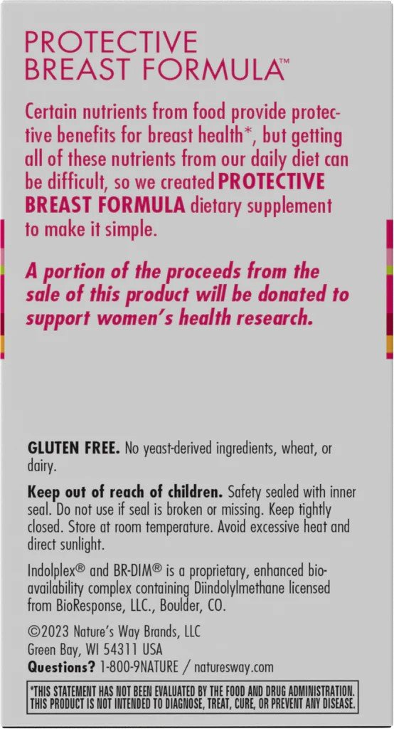 Nature&#39;s Way Protective Breast Formula 60 Tablet