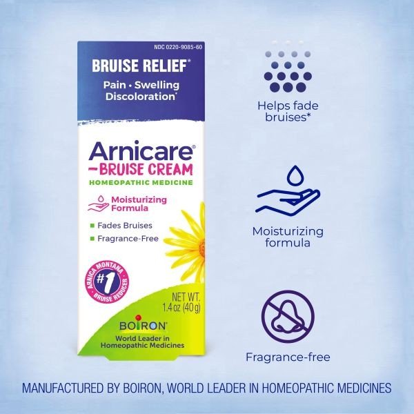 Boiron Arnicare Bruise Cream Homeopathic Medicine For Bruise Relief 1.4 oz Cream