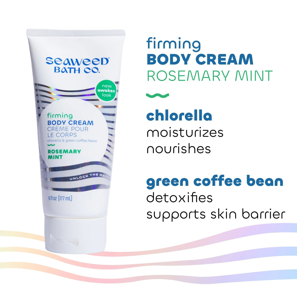 The Seaweed Bath Co. Firming Body Cream Rosemary Mint 6 fl oz Cream