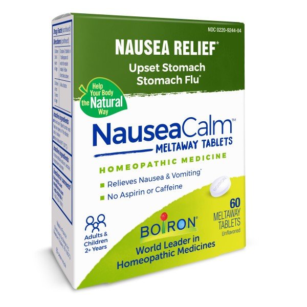 Boiron NauseaCalm Homeopathic Medicine For Nausea Relief 60 Tablet