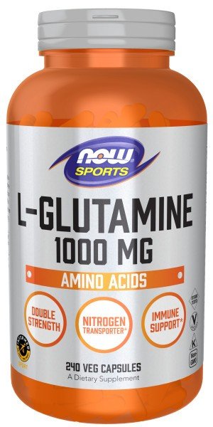 Now Foods L-Glutamine 1000mg 240 Capsule