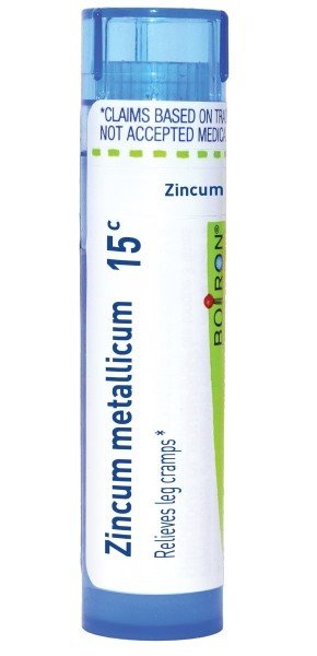 Boiron Zincum Metallicum 15C Homeopathic Single Medicine For Pain 80 Pellet