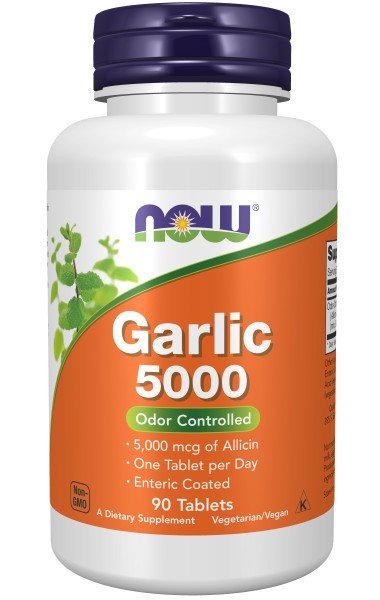 Now Foods Garlic 5000 90 Tablet