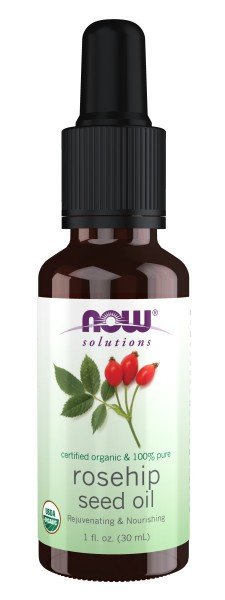 Now Foods Solutions Organic Rose Hip Seed Oil 1fl oz Oil