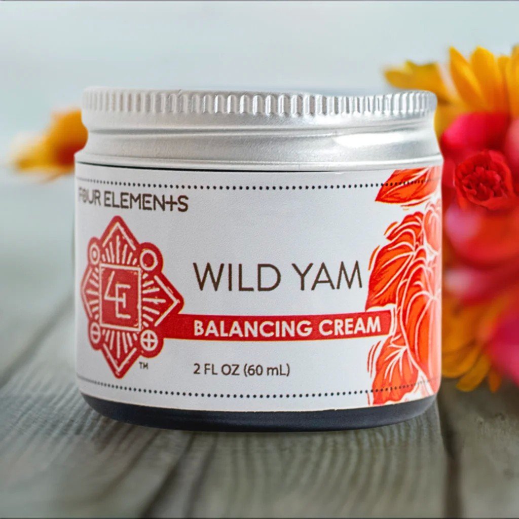 Four Elements Organic Herbals Wild Yam Women&#39;s Cream 2 oz Cream