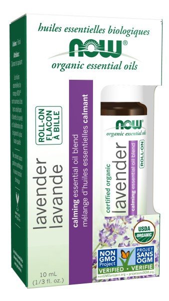 Now Foods Organic Lavender Essential Oil 10 mL Roll-on