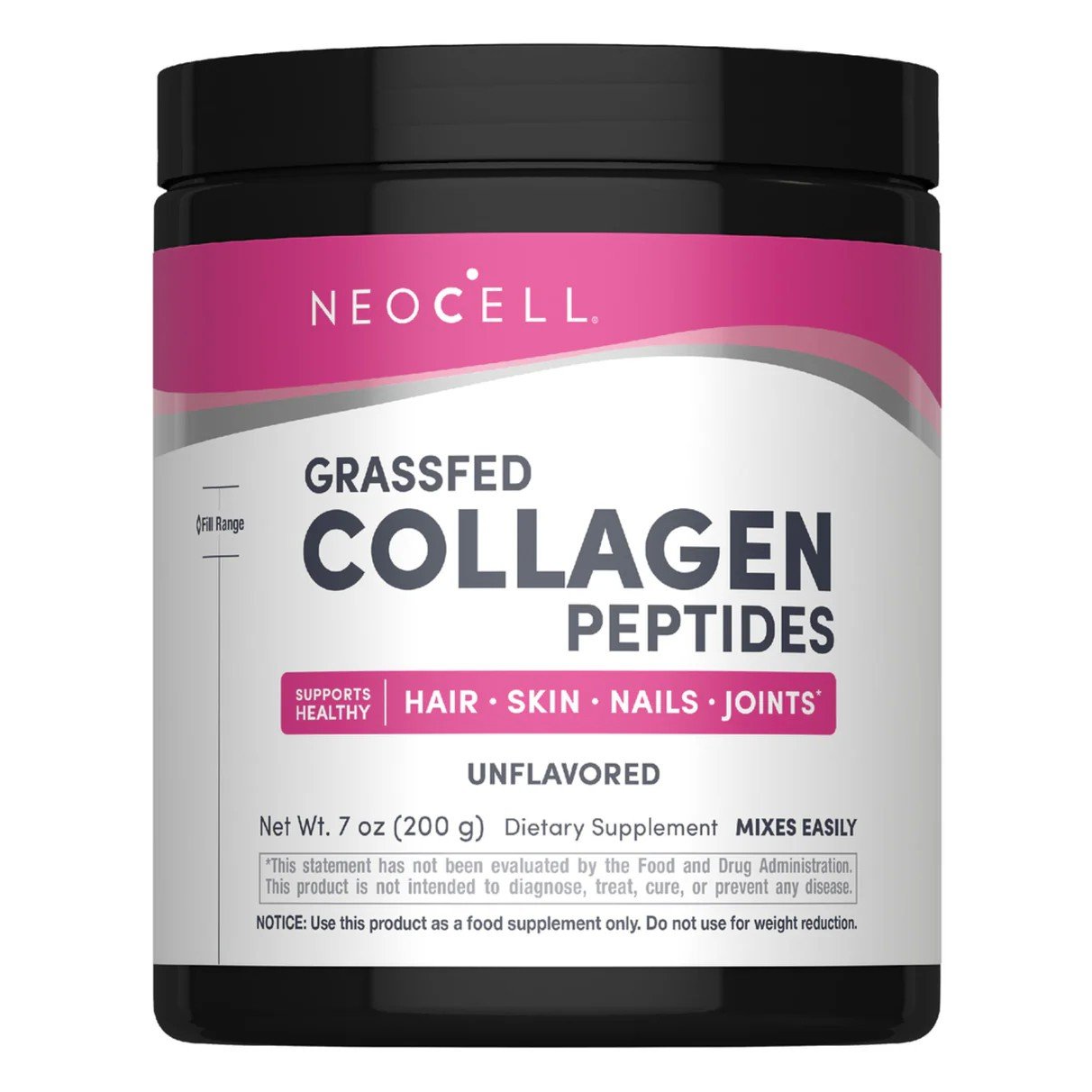 Neocell Grassfed Collagen Peptides Unflavored 7 oz Powder