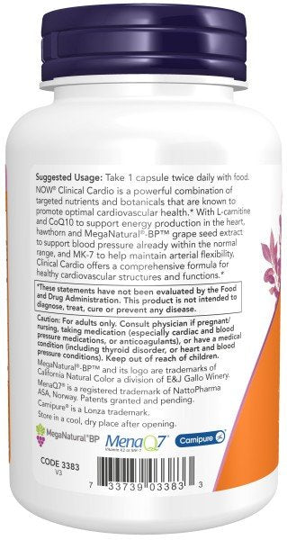 Now Foods Clinical Cardio 90 VegCap