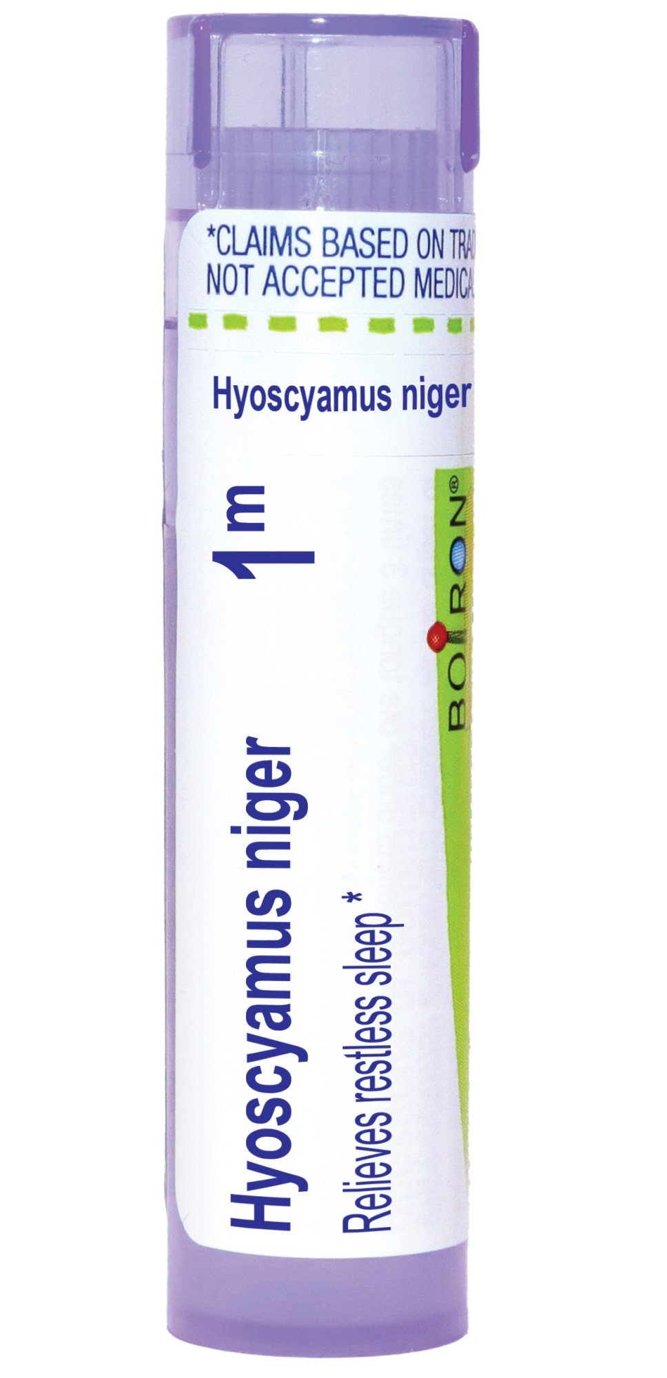 Boiron Hyoscyamus Niger 1M Homeopathic Single Medicine For Stress & Sleep 80 Pellet