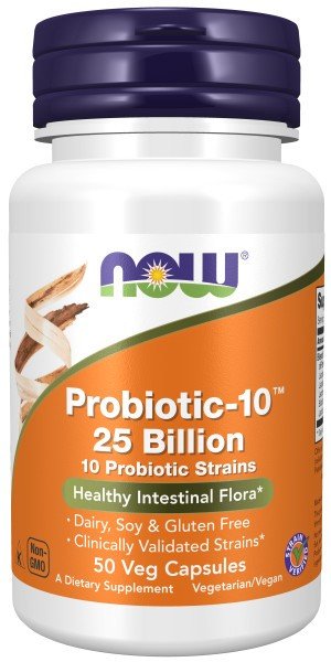 Now Foods Probiotic-10 25 Billion 50 VegCap