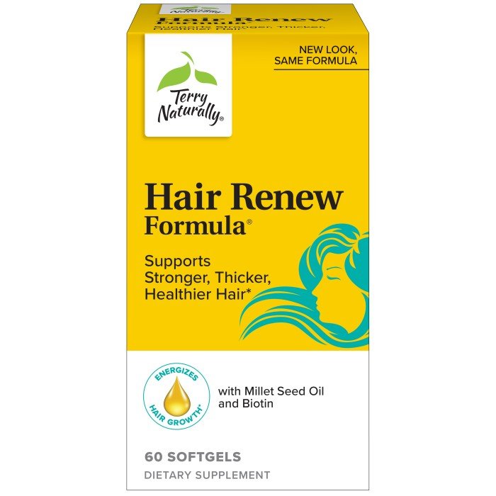 EuroPharma (Terry Naturally) Hair Renew Formula 60 Softgel