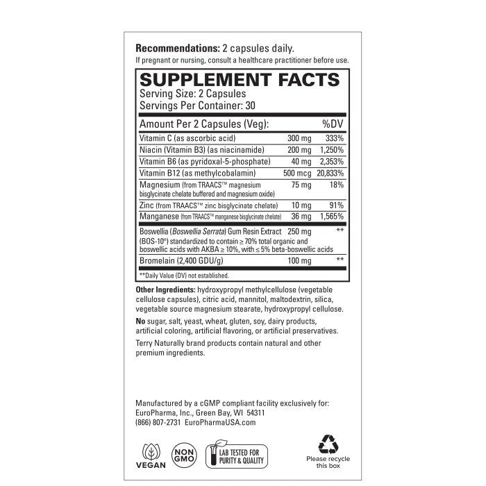 EuroPharma (Terry Naturally) Healthy Ligaments and Tendons 60 Capsule