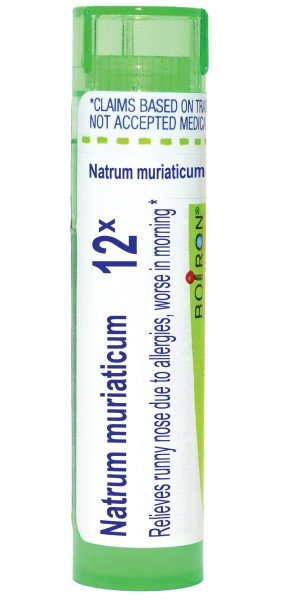 Boiron Natrum Muriaticum 12X Homeopathic Single Medicine For Allergy 80 Pellet