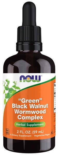 Now Foods Fresh Green Black Walnut wormwood complex 2 oz Liquid
