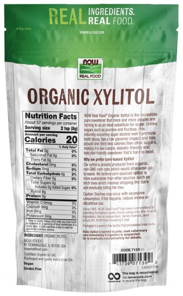 Now Foods Xylitol 1 lb Bag