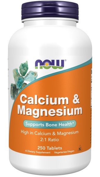 Now Foods Calcium & Magnesium 250 Tablet