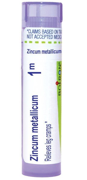 Boiron Zincum Metallicum 1M Homeopathic Single Medicine For Pain 80 Pellet