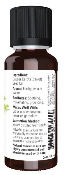 Now Foods Carrot Seed Oil 1 fl oz Oil