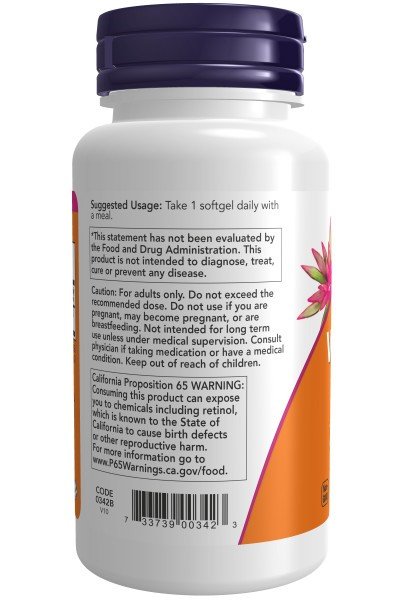 Now Foods Vitamin A 25,000 IU 250 Softgel