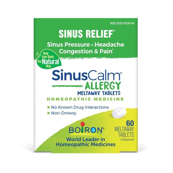 Boiron SinusCalm Allergy Homeopathic Medicine For Sinus Relief 60 Tablet