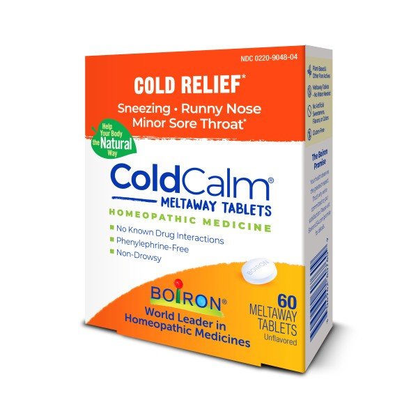 Boiron ColdCalm Homeopathic Medicine For Cold Relief 60 Tablet