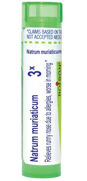 Boiron Natrum Muriaticum 3X Homeopathic Single Medicine For Allergy 80 Pellet