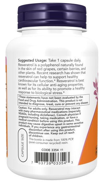 Now Foods Resveratrol 120 VegCap