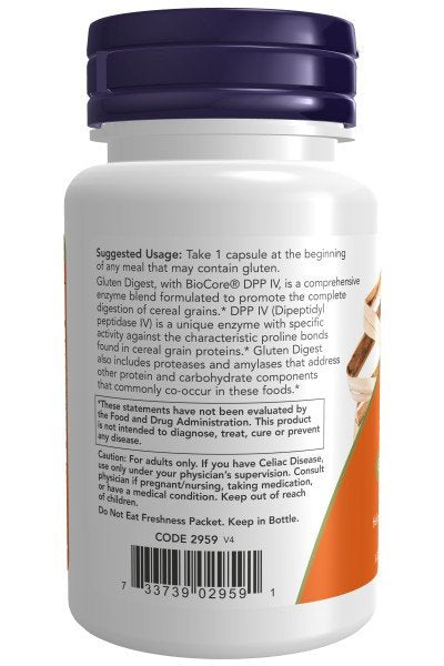 Now Foods Gluten Digest with BioCore DPPiv 60 VegCap