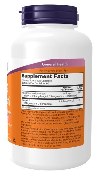 Now Foods Magtein 180 VegCap