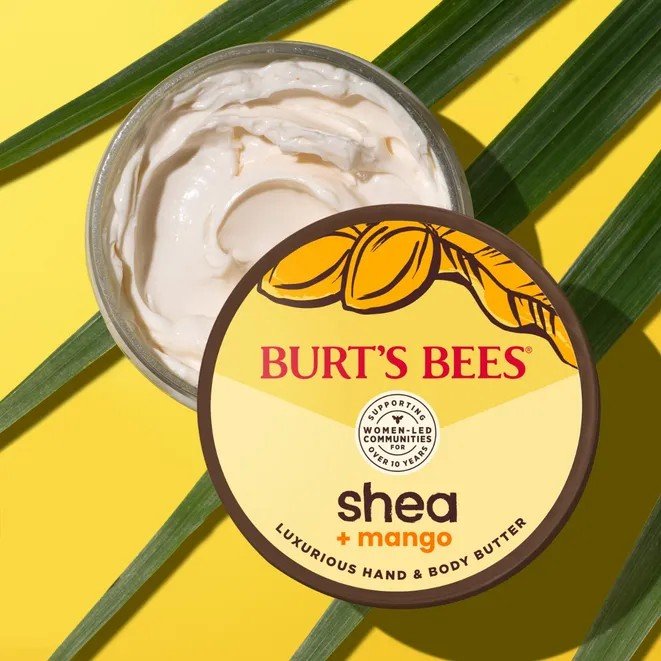 Burt&#39;s Bees Shea &amp; Tropical Mango Hand &amp; Body Butter 6.5 oz. Cream