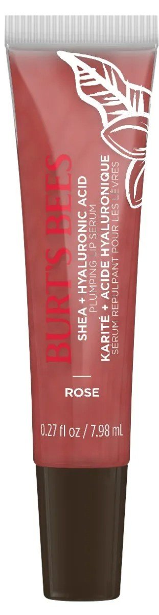 Burt&#39;s Bees Rose Shea Hyaluronic Acid Lip Plumping Serum 0.27 fl. oz. Lipgloss