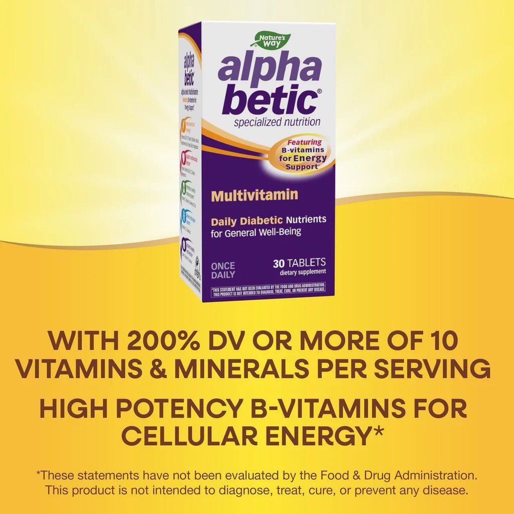 Nature&#39;s Way Alpha Betic Multivitamin 30 Tablet