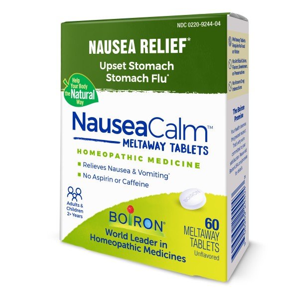 Boiron NauseaCalm Homeopathic Medicine For Nausea Relief 60 Tablet