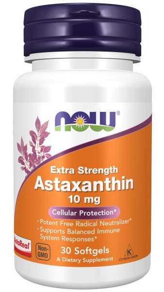 Now Foods Astaxanthin 10mg 30 Softgel