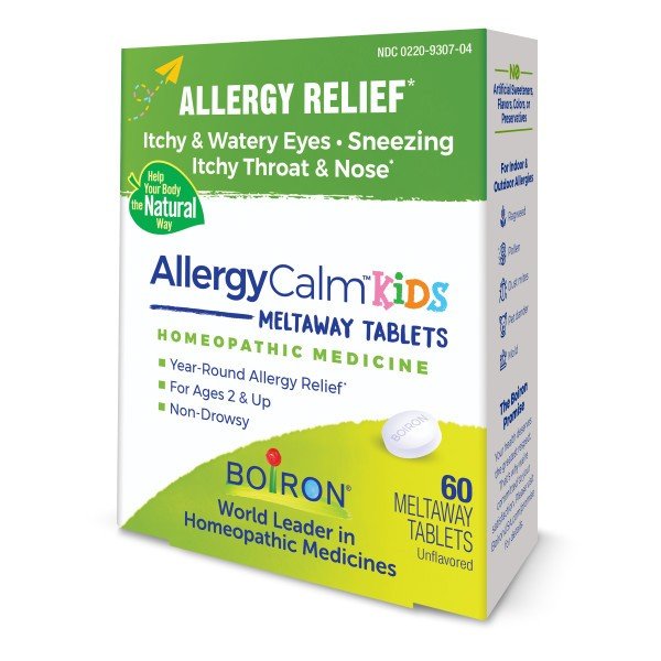 Boiron AllergyCalm Kids Homeopathic Medicine For Allergy Relief 60 Tablets