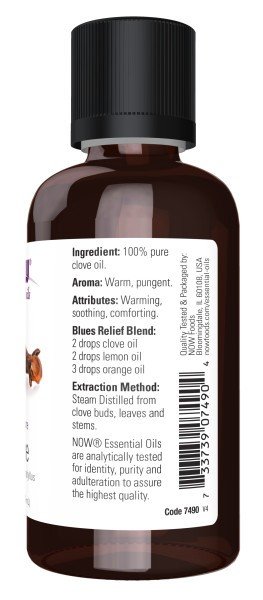 Now Foods Clove Oil 2 oz Oil