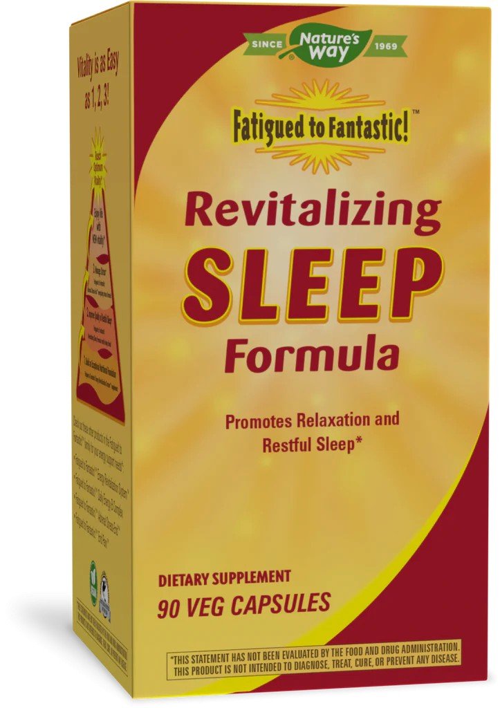 Nature&#39;s Way Fatigued to Fantastic! Revitalizing Sleep Formula 90 Capsule