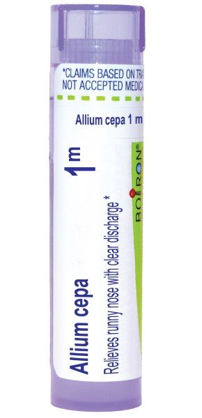 Boiron Allium Cepa 1M Homeopathic Single Medicine For Cough, Cold & Flu 80 Pellet