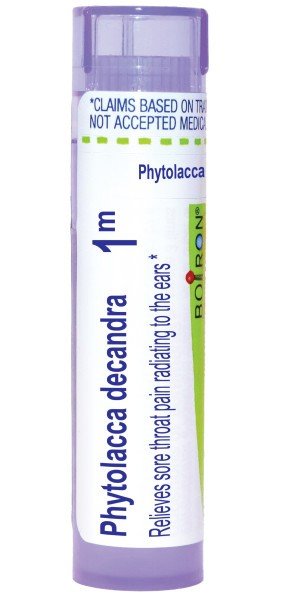 Boiron Phytolacca Decandra 1M Homeopathic Single Medicine For Cough, Cold & Flu 80 Pellet