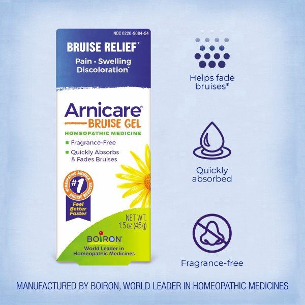 Boiron Arnicare Bruise Gel Homeopathic Medicine For Bruise Relief 1.5 oz Gel