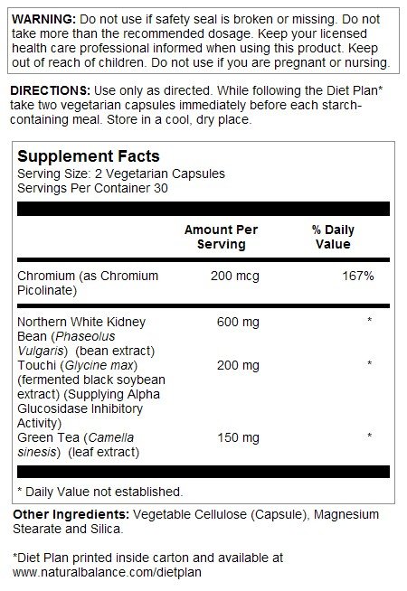 Natural Balance Carb-X 60 Capsule