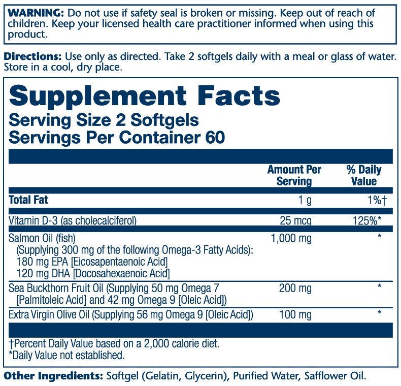 Solaray Omega 3-7-9 120 Softgel