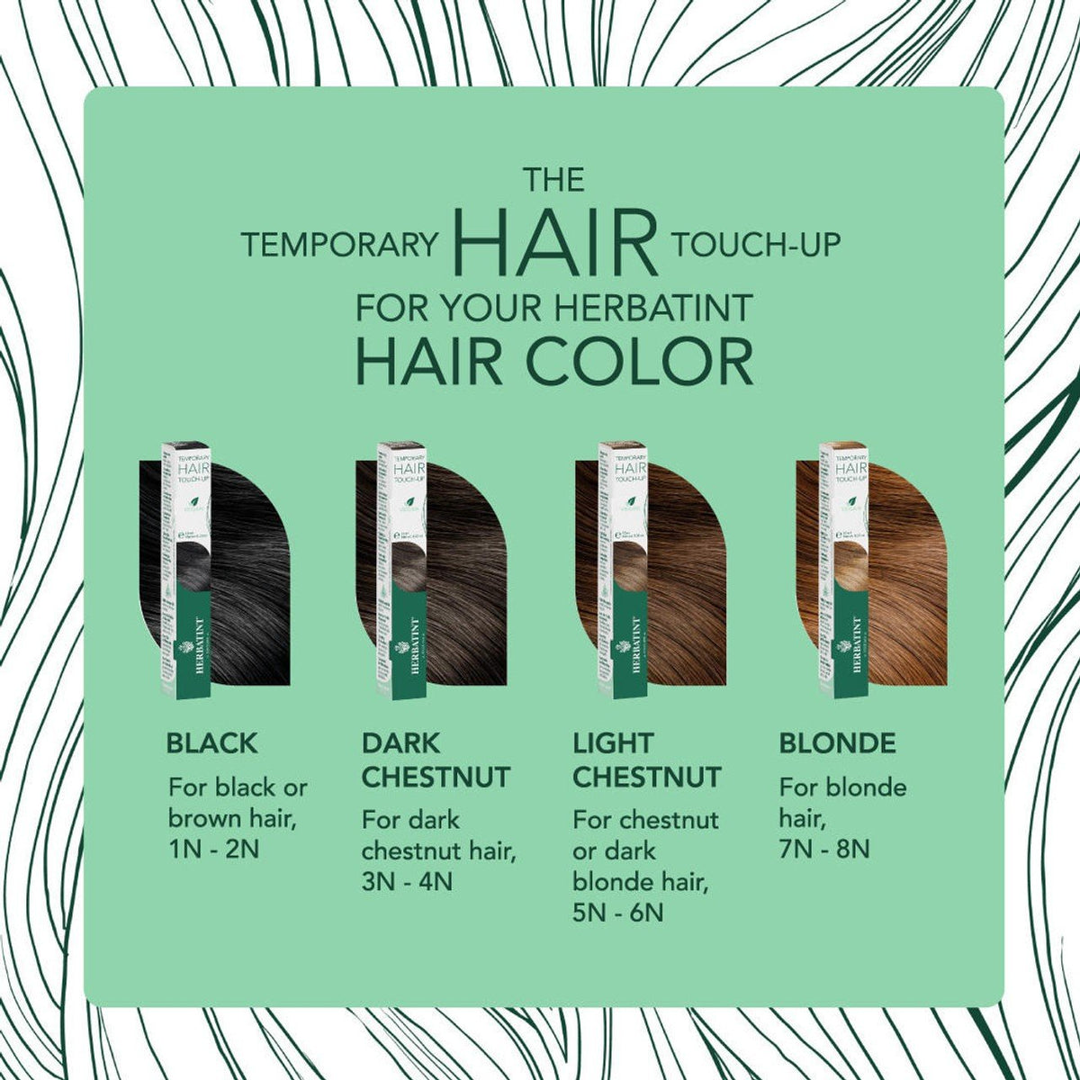 Herbatint Temporary Hair Touch-Up Light Chestnut 10 ml Bag