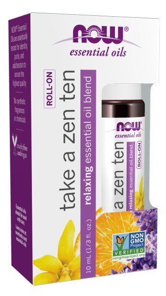 Now Foods Take A Zen Ten Essential Oil 10 mL Roll-on