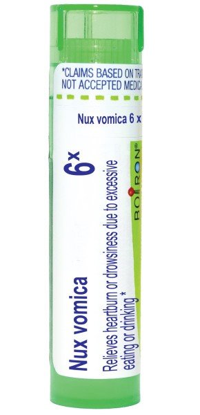 Boiron Nux Vomica 6X Homeopathic Single Medicine For Digestive 80 Pellet