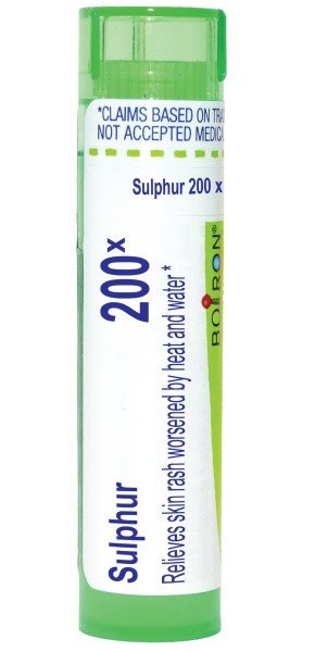 Boiron Sulphur 200X Homeopathic Single Medicine For First Aid 80 Pellet