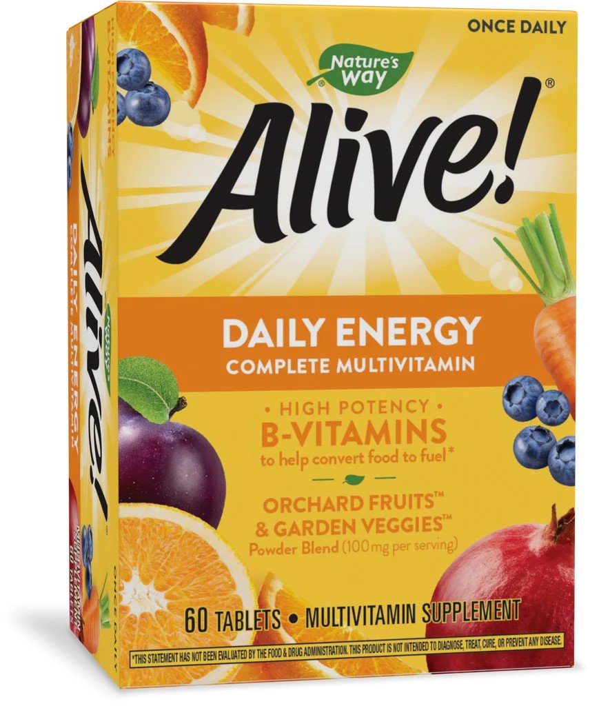 Nature's Way Alive! Daily Energy Complete Multivitamin 60 Tablet