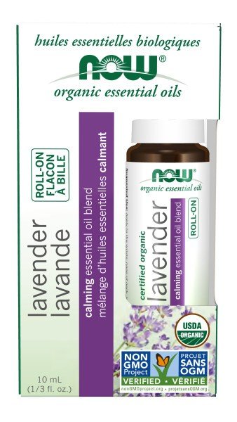 Now Foods Organic Lavender Essential Oil 10 mL Roll-on