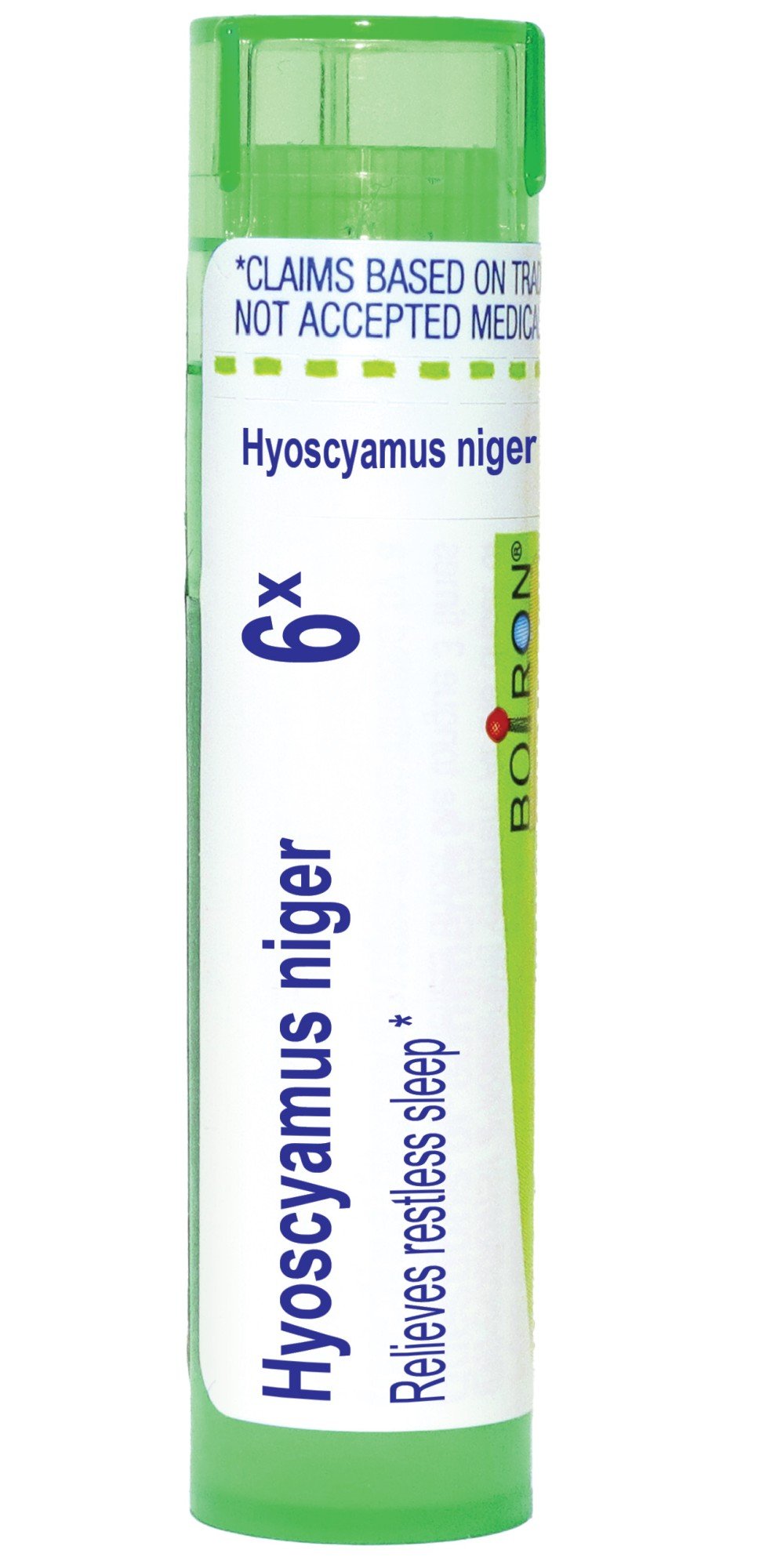 Boiron Hyoscyamus Niger 6X Homeopathic Single Medicine For Stress & Sleep 80 Pellet