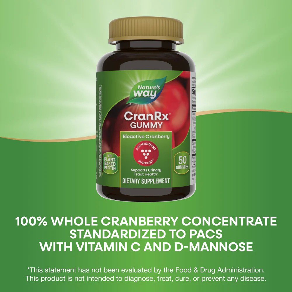 Nature&#39;s Way CranRx Gummies 50 Gummies